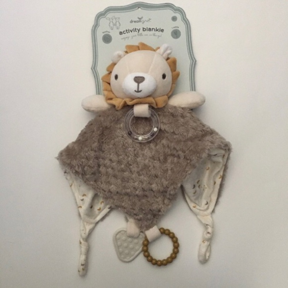 NEW Lion Lovey Blankie Soothing Sensory Activities Baby Gift | DreamGro